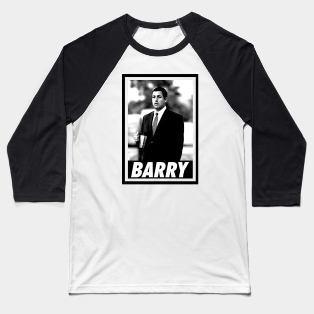 Barry - Portrait retro Baseball T-Shirt by DoctorBlue